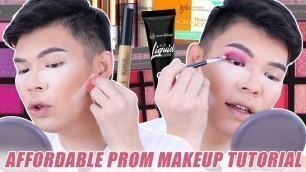 'ALL UNDER 200 PESOS AFFORDABLE PROM MAKEUP TUTORIAL + MY SECRET TO GLOWY SKIN | Kenny Manalad'