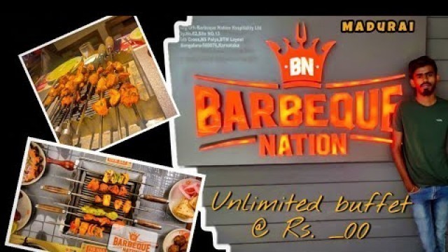 'Barbeque nation madurai - Unlimited buffet in just ___? - Fun vlog'