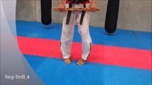 'Arnis Step Drill 4'