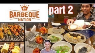 'Barbeque Nation Unlimited Buffet | Best Barbeque | awali vlogs | part 2'