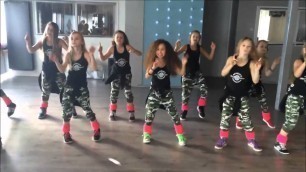 'Uptown Funk   Easy Kids Dance Fitness Warming up Zumba Choreography'