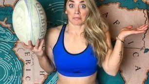 'RUGBY TRAINING DAY 1! American Girl Tries a Rugby Workout - Strength, Sprints, Agility Drills'