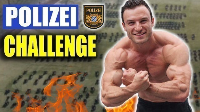 '1 TAG bei der POLIZEI | Hunderte Polizisten pumpen mit Sascha Huber'