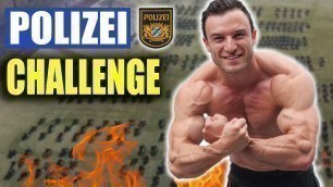 '1 TAG bei der POLIZEI | Hunderte Polizisten pumpen mit Sascha Huber'