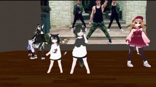 'Cake - Flo Rida & 99 Percent | VRCHAT Marshall Dance Workout'