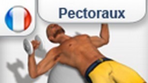 'developpe couche avec Ballon suisse (les pectoraux)'