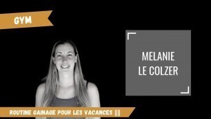 'routine gainage pour les vacances 