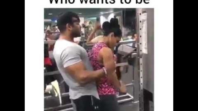 'Female fitness trainer Enjoying'