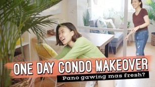 Tropical Fresh 1 Bedroom Condo Makeover // by Elle Uy
