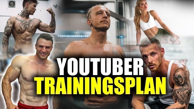 'Trainingsplan aus Fitness Youtuber Workouts (Sascha Huber, Pamela Reif, Coach Stef usw.)'