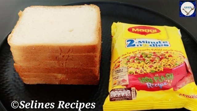 '5 Minutes Evening Snacks Recipe | Crispy &Tasty Bread Snacks|Maggi Puff Recipe|Maggi Recipe |'