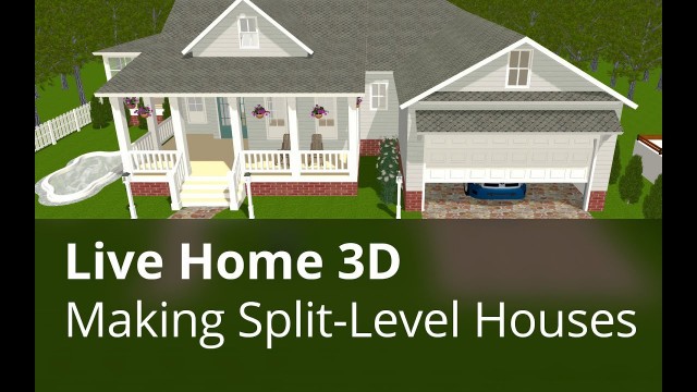 Live Home 3D for Mac Tutorials - Making Split Level Houses