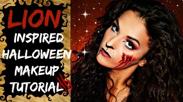 'Easy Lion Inspired Makeup Tutorial'