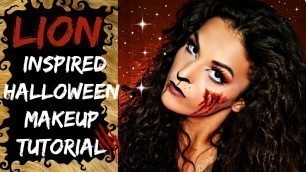 'Easy Lion Inspired Makeup Tutorial'