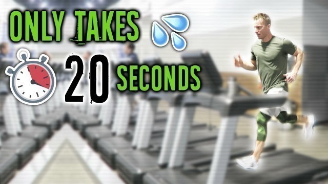 'HIIT Cardio Workout Routine For The Treadmill (THE 20 SECOND DASH) | LiveLeanTV'