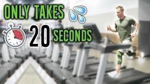 'HIIT Cardio Workout Routine For The Treadmill (THE 20 SECOND DASH) | LiveLeanTV'