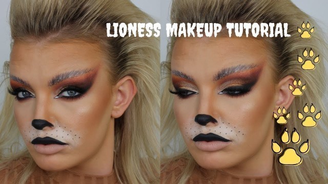 'EASY LION HALLOWEEN MAKEUP TUTORIAL | ELOISE MAE MAKEUP'