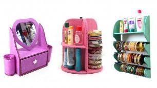 '4 Makeup Storage Organizers from Wast Cardboard - Sonali Creations'