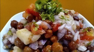 'Chana chaat recipe | Easy Chana masala | Oil free breakfast | Chana chaat for Weight | Diet chana |'