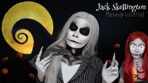 'Jack Skellington makeup tutorial Halloween tutorial'