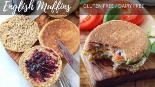'Gluten free English Muffins Recipe | How to Make Vegan Gluten Free English Muffins'