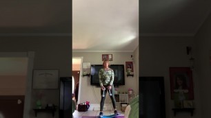 'Heidi Lee Pro wrestler, Simply Fit Board Workout'