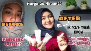 'REVIEW JUJUR SKINSENA SKINCARE MURAH BPOM JERAWAT AUTO HEMPAS + GLOWING 