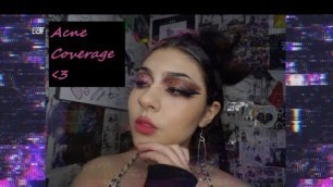 'How I Cover Acne | No talking Makeup Tutorial'