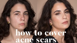'HOW TO COVER ACNE SCARS | ALI ANDREEA'