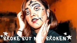 'CREEPY BROKEN DOLL MAKEUP | half filipina ❤'