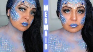'EASY MERMAID HALLOWEEN MAKEUP TUTORIAL | Rawnda Flowers'