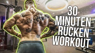 '30 Minuten Rücken Workout! Komplettes Training mit wenig Zeit'