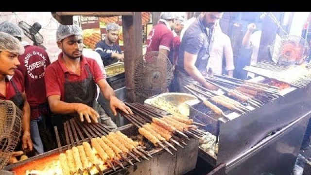 'RESHAM JAISE KEBAB, Night Food Market - Most Delicious Delhi Street Food'