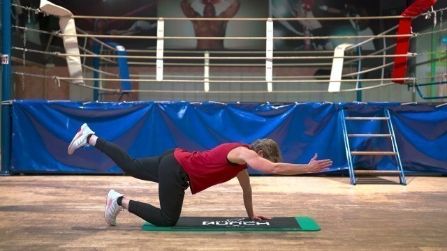 'PUNCH FITNESS ALIVE Bauch & Rücken Kurs mit Rebekka - home workout - 30min'