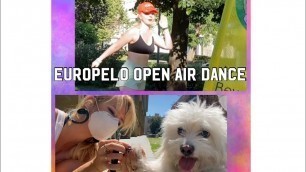 'Evening open air lo zumba dance/ dog nail care #europe #shortvlog #park'