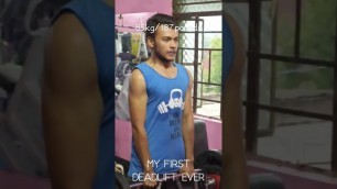 'my first deadlift ever @85kg #fitness #deadlifting #lifting #gym #pr #workout'