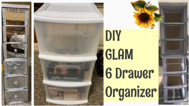 'DIY Glam 6 Drawer Storage Container - DIY Makeup Organizer DIY Home Improvement | DIY Glam'