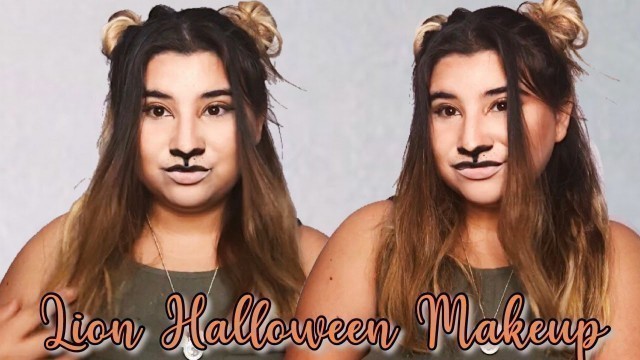 'QUICK AND EASY LION HALLOWEEN MAKEUP TUTORIAL | Carla Majeno'