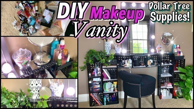 'DIY Storage MAKEUP VANITY & Organization'