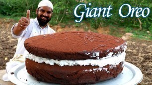 'Oreo Buiscuit | Biggest Oreo Cake Ever | Nawabs kitchen for kids'