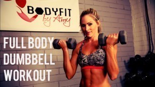 '30 Minute Full Body Dumbbell Workout'