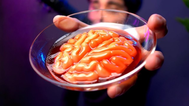 'ASMR Eating Brain, HALLOWEEN Food, Japanese Sweet Candy Bars & Salty Snacks 리얼사운드 먹방 | McBang ASMR'