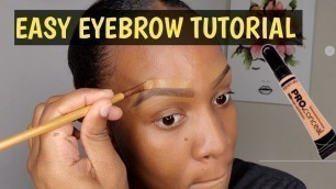 'PERFECT EYEBROW TUTORIAL FOR BEGINNERS/ Step By Step/Jalia walda'