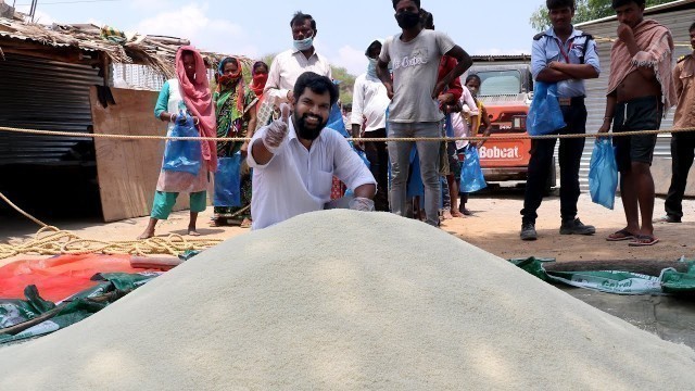 '2000 KG RICE DONATING | Rice Distributing to needy people | Nawabs Kitchen'