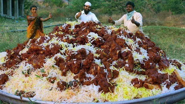 'Mutton Fried Piece Biryani Recipe || Delicious Fried Mutton Biryani || Must Try || Nawabs Kitchen'