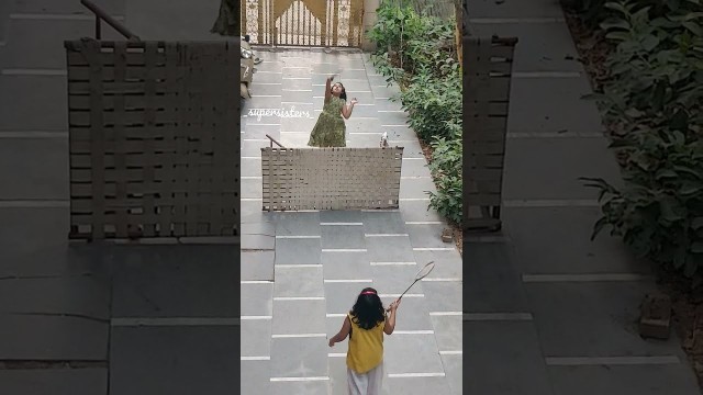 '#badminton #vacation #summer #playtime #sisters #badminton
