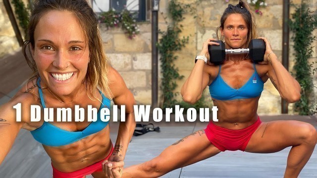'ONE Dumbbell Workout | w/ Cynthia Balout & Tabata Songs'