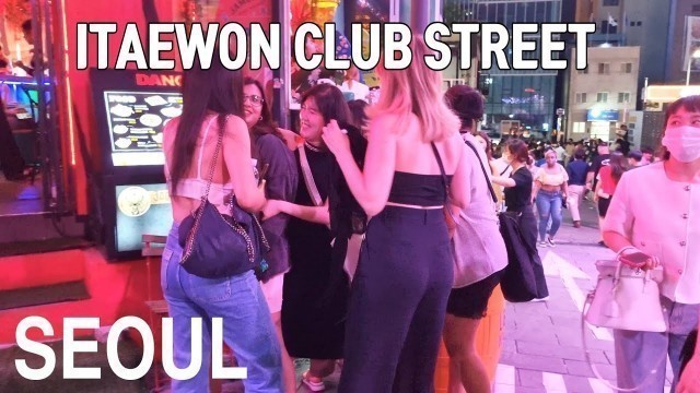 '[4K] 이태원 클럽 거리 Seoul night walk-Itaewon club street-itaewon bar cafe food street-nightlife Itaewon'