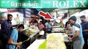 'EXTREME SOUTH INDIAN !! Night street Foods Pondicherry - HOTEL ROLEX !! ஹோட்டல் ரோலக்ஸ்'