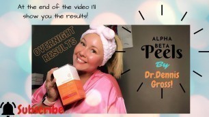 'Dr.Dennis Gross Alpha Beta peels'